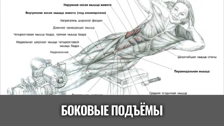боковые-подъемы-туловища-на-римском-стуле