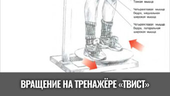 вращение-туловища-стоя-на-тренажере-Твист